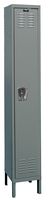 Hallowell U1226-1HG Premium Locker, 12" Width x 12" Depth x 66" Height, Single Tier, 1-Wide, Knock-Down, 725 Gray