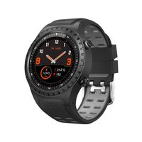 Cool-M1 GPS Sport Watch Fitness Tracker Smart Watches for Men with Heart Rate Monitor Pedometer Watch IP67 Waterproof Level Watch (Black)