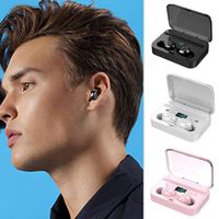 Dongdongole Bluetooth Headset Lightweight in-Ear Waterproof Stereo Music Earphones with Mic Bluetooth Headsets