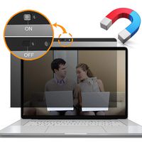 MacBook Pro 13 inch Privacy Screen Protector,with camera slide cover for Late 2016 - 2019 Models and also for 2018 Macbook Air A1932 , 2 Way Antiglare Privacy Screen, Adhesive Free, Easy Magnetic Installation .