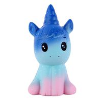Anboor 4.9 Inches Squishies Unicorn Galaxy Kawaii Soft Slow Rising Scented Animal Squishies Stress Relief Kids Toys (Galaxy)