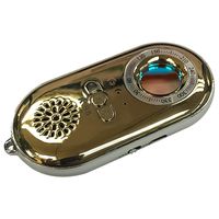 Anti-Spy Hidden Camera Laser Detector Spy Camera Finder Anti Theft, Personal Security Alarm Security Motion Vibration Sensor for Travel,Home,Office, (Gold)