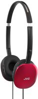 JVC HAS160R Flat Foldable Headphones - Red