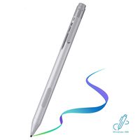 Surface Pen,Officially Certified Surface Stylus with MPP,1024 Levels of Pressure Sensitivity for Surface Pro,Surface Go, Surface Book, Surface Studio, Surface Laptop 1/2 (Silver)