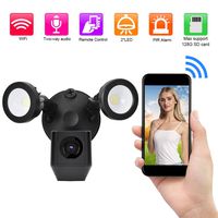 Floodlight Cam, Floodlight Camera, 1080P FHD Outdoor Security Camera with Built-in Floodlights, Two-Way Talk and Siren Alarm