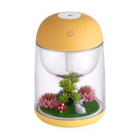 New Humidifier USB Landscape Lamp Essential Oil Diffuser Night Light Decoration Auto Shut Off Color Humidifier Yamally Yellow