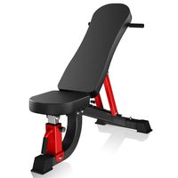 YouTen Adjustable Bench Press for Abs Exercise Like Dragon Flag, Easy Moving Versatility Flat Incline Decline Bench, Weight Capacity Home Gym Equipment Black