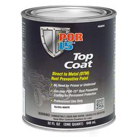 POR-15 46804 Top Coat Gloss White Paint, 32. Fluid_Ounces