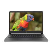 Premium HP 14 Inch FHD 1080p IPS Micro-Edge Display High Performance Laptop 10th Gen Intel Core i5-1035G4 Up to 3.7 GHz 4GB RAM 128GB SSD Bluetooth Webcam WiFi Type-C Backlit Keyboard Win 10 Silver