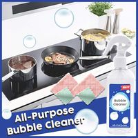Heavy Duty Cleaner Degreaser and Disinfectant Kitchen Grease Cleaner Multi-Purpose Foam Cleaner All-Purpose Bubble Cleaner