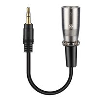BATIGE 3.5mm Male Plug to XLR Male Plug Converter Adapter Extension Cable Cord - 6 inch