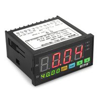 Festnight Digital LED Display Weighing Meter Load-cells Indicator 1-4 Load Cells Signals Input 2 Relay Alarm Output