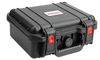Soozee Gun Safe Case with Foam (Black)- Hard Pistol Case for Compact and subcompact Guns, and Other Device Like Gopro, Label Makers, Mirrorless Camera