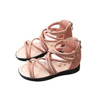 Hemlock Girl Sandals, Infant Kids Girls Flat Shoes Slip On Sandals Bohemia Beach Sandals (3 Years Old, Pink)