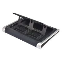 Gear Head Laptop Cooling Wedge with Built-in Stand (CFS8800BLK)