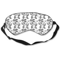 Unisex Eye Mask,Best Dabbing Schnauzer Funny Sleeping Mask Eye Mask Eye Cover For Travel,Nap,Meditation