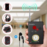 Anti-spy Camera Bug RF Signal Detector [Enhanced Version], Dooreemee Wireless Hidden Camera GPS Tracker Higher Sensitivity Multi-functional GSM Device Finder(2" X 0.6" X 2.9", 1.6oz, Handheld)