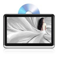 DDAUTO Tablet Android 6.0 Portable DVD Player 10.1 inch IPS Touch Screen Car Headrest Multimedia Monitor, Bluetooth 4.0, Built-in 4500mAh Battery, Supports HDMI Output, FM, WiFi