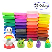 36 PCS Air Dry Clay,Colorful Children Modeling Soft Clay with Tools,Creative Art DIY Crafts,Perfect Gifts for Kids.