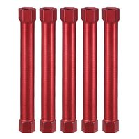 uxcell Hex Aluminum Standoff Spacer Column M3x55mm,for RC Airplane,FPV Quadcopter,CNC,Red,5pcs