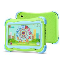 Yuntab Kids Tablet 7 Inch Allwinner A33,1.3 Ghz Quad Core Google Android 5.1,Tablet PC,1G+8G,Dual Camera,WiFi,G-Sensor,Support SD/MMC/TF Card,Parental Control Software (Green)