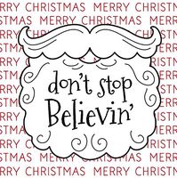 Cypress Home Don't Stop Believin' Paper Lunch Napkin, 20 count