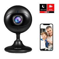 Wansview New Version Home Security IP Camera,1080P Wireless WiFi Indoor Camera for Baby/Elder/Pet/Nanny with Motion Detection and Two-Way Audio, with SD Card Slot (Black)