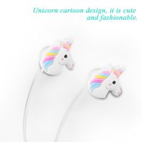 Cute Unicorns Cartoon in-Ear Headsets Earphones Headphones Earbuds for Samsung iPhone Tablets Android Phones