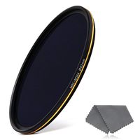 LENSKINS 82mm ND64 Filter, 6 Stop Neutral Density Filter for Camera Lenses, 16-Layer Multi-Resistant Coated, German Optics Glass, Weather-Seal ND Filter with Lens Cloth