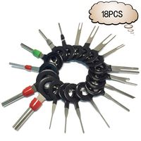 YAWALL Terminals Removal Key Tool, Car Pin Extractor, Key Extractor Connector, Auto Electrical Extractor Puller, Depinning Tool Set 18pcs