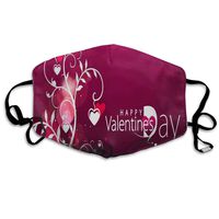 Face Mask Valentines Day Wallpapers Designer Cycling Half Face Earloop Ski Mask for Man