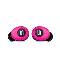 Soul Electronics ST-XS Superior High Performance True Wireless Earphones, Bluetooth Earbuds w/ Charging Box, with Microphone for Android, Samsung & iPhone (Pink)