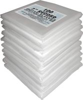 (1000) 7" Record Outer Sleeves - Archival Quality Polyethylene - Loose Fit - 7.5" x 7.5" #07SE03OS