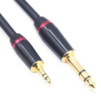 SiYear 3.5mm (1/8 inch) Male Stereo to 6.35mm (1/4 inch) Male TRS Audio Interconnect Cable for iPod, iPhone,Laptop,Home Theater Devices,Amplifiers and Guitar etc (3M/10FT)