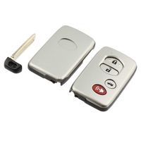 Key Fob Keyless Entry Smart Remote Shell Case & Pad fits Toyota