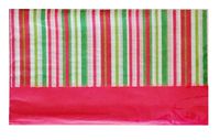 Striped Red & Green Christmas Holiday Pack of Decorative Premium Quality Gift Wrapping Tissue Paper