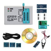 KKmoon EZP2019 High Speed USB SPI Programmer Better than EZP2010 EZP2013 Support 32M Flash 24 25 93 EEPROM 25 Flash bios Win7 Win8