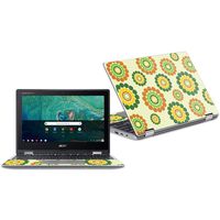 MightySkins Skin Compatible with Acer Chromebook Spin 11" CP311 - Hippie Flowers | Protective, Durable, and Unique Vinyl Decal wrap Cover | Easy to Apply, Remove, and Change Styles | Made in The USA