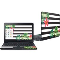 Mightyskins Skin Compatible with Samsung Chromebook 3 11.6" - Tropical Stripes | Protective, Durable, and Unique Vinyl Decal Wrap Cover | Easy to Apply, Remove, and Change Styles | Made in The USA
