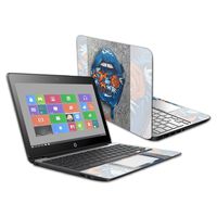 MightySkins Skin Compatible with HP Chromebook 11 G5 11.6" - Blue Lips | Protective, Durable, and Unique Vinyl Decal wrap Cover | Easy to Apply, Remove, and Change Styles | Made in The USA