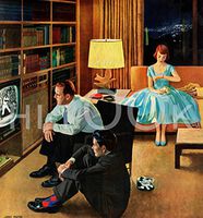 Hi-Look Microfiber Cleaning Cloth - Date with Television (April 1956)