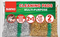 Sano Cleaning Sponges (3 Pack) Total of 6 Multi-Purpose Cleaning Pads