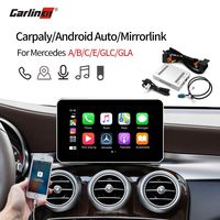 carlinkit CarPlay Box for Original Factory Car Screen, iOS Car Mirrorlink Airplay for Mercedes Benz A B C CLA GLA GLC GLE Class 2015-2017 NTG 5.0 X System(Support Google & Waze Map & Mirrorlink)