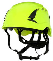 3M Personal Protective Equipment 3M SecureFit Safety Helmet/Hard Hat, Climbing Style, Construction, Manufacturing, Forestry, Utilities, Work at Height, X5014V-ANSI, Vented, High Visibility Green