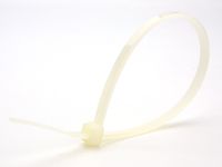 8 Inch Natural Standard Nylon Cable Tie - 100 Pack