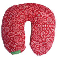 Warmables Neck Pillow Natural Heat Pad, Red Bandana