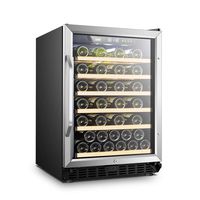 Lanbo Built-in Compressor Wine Fridge Cooler With Reversible Door 52 Bottles