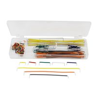 uxcell 140 Pcs Breadboard Board Jumper Cable Wire Kit w Box