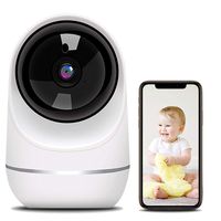 Baby Monitor, 1080P Pet Camera Wireless Security Camera with Motion Detection Human Detection Two Way Audio and Cloud Storage Support 2.4G WiFi Night Vision Remote View for Home Baby Pet