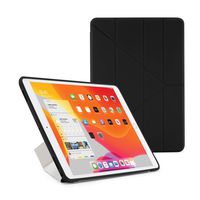 PIPETTO iPad 7th Generation Case 2019 10.2 Inch TPU | Origami 5-in-1 Smart Cover | Black